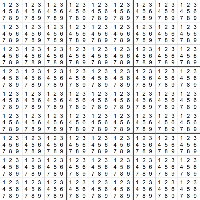 sudoku puzzle generator algorithm