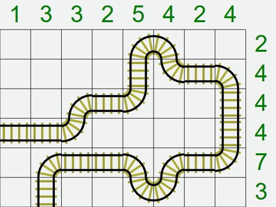 Traintracks finished grid