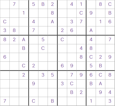 Sudoku 12x12 - Hard 