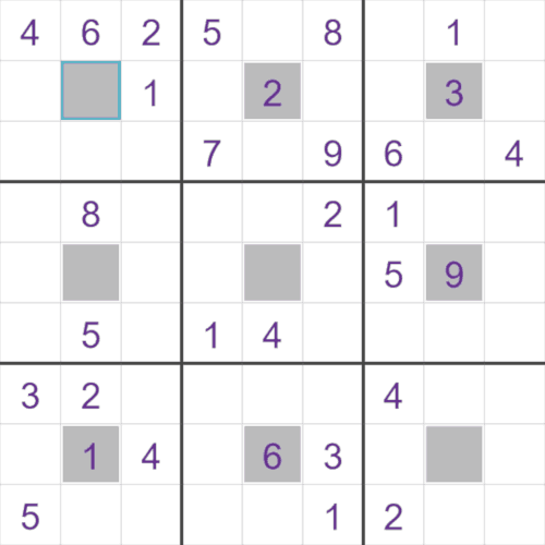 Center Dot Sudoku puzzle