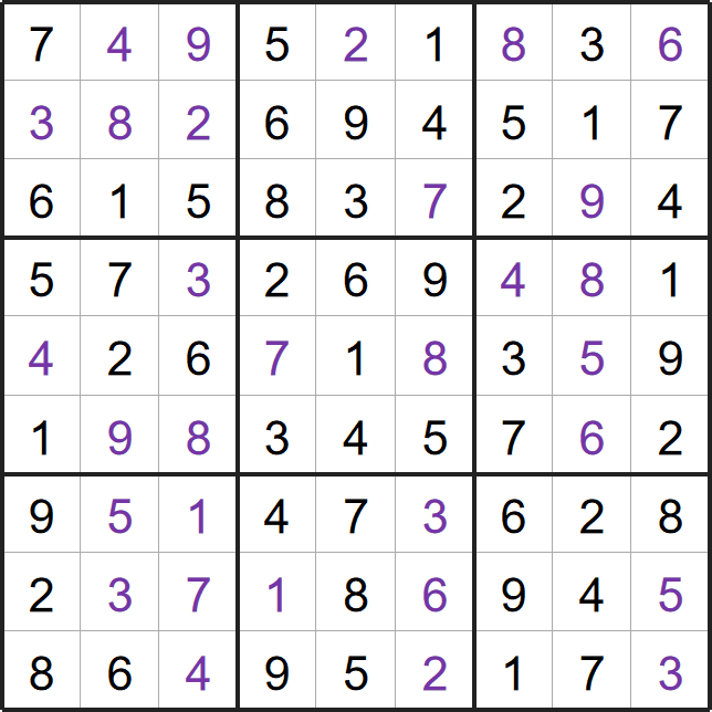 Entropy Sudoku puzzle