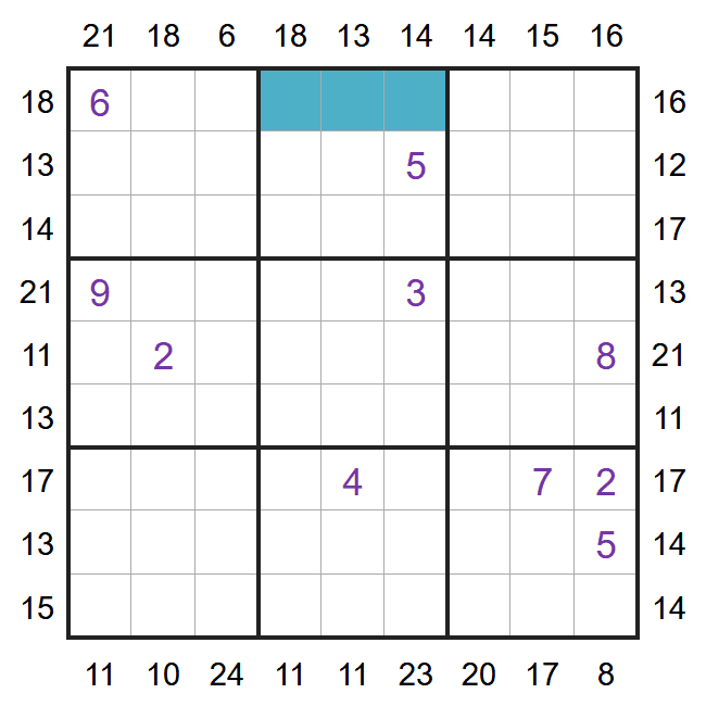 Frame Sudoku puzzle