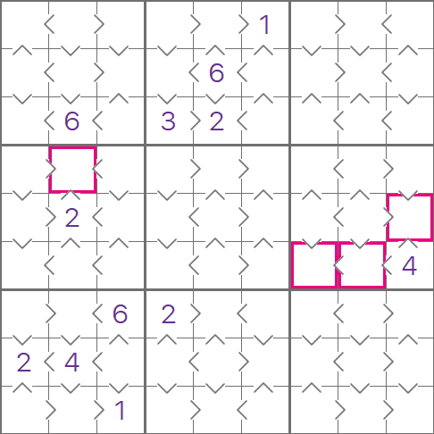 Greater Than Sudoku puzzle