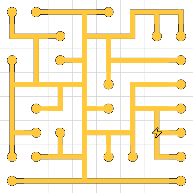 Network puzzle solution