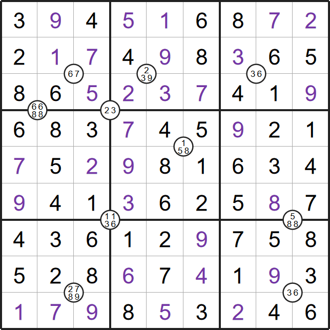 Quadruple Sudoku puzzle