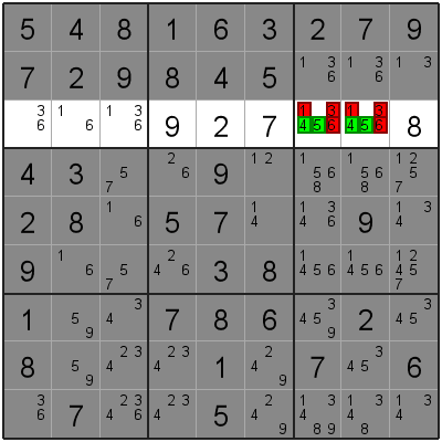 Hidden pairs