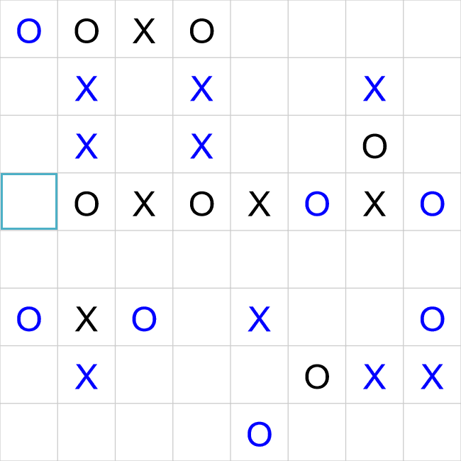 Daily Large TicTacToe Puzzle for Thursday 22nd September 2022